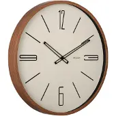 Karlsson Marcado, Wandklok, Mechanisch, Rond, Bruin, Beige, Analoog, Batterij