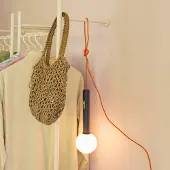 Hubsch Wandlampe , Talk, dimbare, Blauw, Metaal, Modern