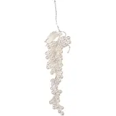 Clayre & Eef Hanger 4x2x15 cm Wit Kunststof