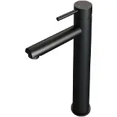 Brauer Black Edition Verhoogde Opbouw Wastafelmengkraan Model A Mat Zwart