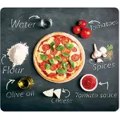 Kesper Snijplank, afdekplaat, 56x50cm, Glas, PIZZA