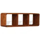 Syfax Tv-meubel 120x30x40 cm massief hout met honingafwerking