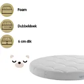 ZZZOO Boxkleed Bruine Beer Rond