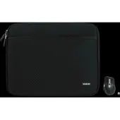 BlueBuilt Laptophoes breedte 41 cm 17 inch M Zwart + Maximus Muis