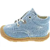 Ricosta Pepino kinderschoenen, veterschoenen, blauw, synthetisch materiaal. Maat: 25