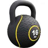 Gorilla Sports Kettlebell rubber 16 kg