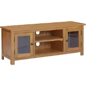 Syfax Tv-meubel 110x35x44 cm massief eikenhout