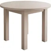 Lookway Eettafel van massief hout, model OLEA KASHMIR, diameter 100 cm
