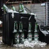 Designed by man Jerrycan Giftbox 20L - Zwart - Unieke Opbergdoos - Stoere Stalen Jerrycan - Multifunctioneel Cadeau - Originele Opberger
