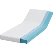 vidaXL Matras Wit 70 x 200 cm Jacquard stof