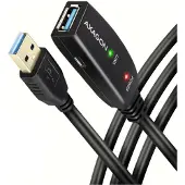 Axagon ADR-305 USB-kabel USB 3.2 Gen1 USB-A bus, USB-A stekker 5 m Actief met signaalversterking