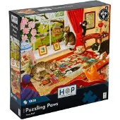 The House of Puzzles , puzzel met 1000 stukjes, "Puzzling Paws", dierenpuzzel