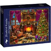 Blue Bird Cosy Christmas Room Puzzel 2000 stukjes