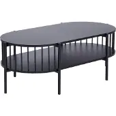 Beliani OREANA - Salontafel - Zwart - MDF
