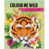 Lantaarn Kleuren met stickers - Colour me Wild