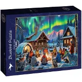 Blue Bird Under Dawn Puzzel 1000 stukjes