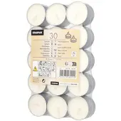 Starpak 20x 30 Theelichten Ø 37 mm · 16 mm wit
