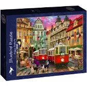 Blue Bird Prague Trolley's Puzzel 1000 Stukjes