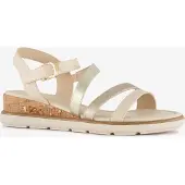 Tamaris Sandalen met riem beige / goud