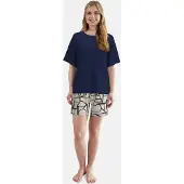 Tom Tailor Blauwe dames shortama van | Maat 38