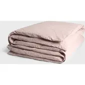 Yumeko Dekbedovertrek Gewassen Linnen 140x200 Roze - Eco, Bio & Fairtrade