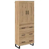 vidaXL Highboard 2 st Artisan Eiken 69,5 x 34 x 180 cm