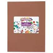 Colorations foam knutselvellen bruin 10 stuks creatief speelgoed.