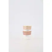 Zusss Cadeauset Espressomokjes Roze - Verjaardag - Cadeau Keramiek Wit / Donkerroze