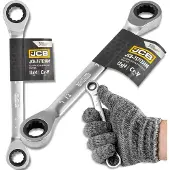 JCB - Ringsleutel met Ratchet - 12x14 mm - Chroom-Vanadium - 12-hoekig