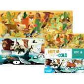 Crocodile Creek puzzel dieren - 100 stukjes - educatief speelgoed.