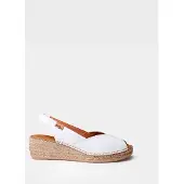 Toni pons Dames leren espadrille met open neus en sleehak | BERNIA-P