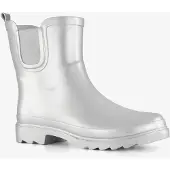 Mountain Peak korte dames regenlaarzen zilver maat 38