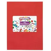 Colorations foam knutselvellen rood 10 stuks creatief speelgoed.