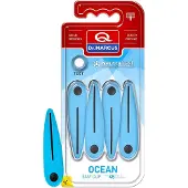 Dr. Marcus Easy Clip Ocean luchtverfrisser met neutrafresh technologie - Autogeurtje voor in de auto - Tot 45 dagen geurverspreiding - 4 clips voor 4 sterktes