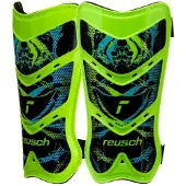 Reusch Scheenbeschermers Voetbal Shinguard Attrakt Lite Groen-Zwart - Maat L