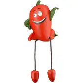 Gilde figuur Vrolijke Paprika om ergens over een rand te zetten