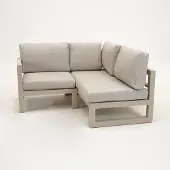 Vita Grosso 2-zits bank R+ hoek beige