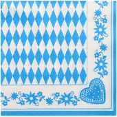 Papstar Servietten "Bayrisch Blau"