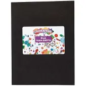 Colorations Foam Vellen Zwart - 10 stuks voor knutselprojecten