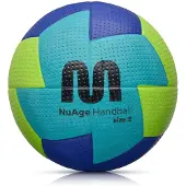 Meteor - Handbal Nuage - Maat 2 - Dames - Groen/Donkerblauw - 24-panelen - Latex binnenbal - Stevige grip