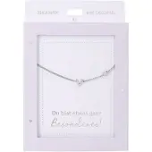 Depesche ketting zilver met letter V en hartje - sieraden cadeau.
