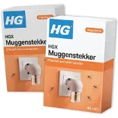 Hg 2x 15852N Muggenstekker Wit/Transparant