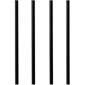 Papstar - Rietje 250mm papier zwart | Seal a 100 stuk | 12 stuks