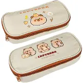 Centrum etui Capybara beige - schattige pennenetui polyester.