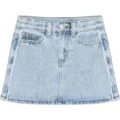 Daily7 Meisjes Rokken Denim Skirt - Lichtblauw - Maat 98