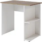 Vicco Simple Bureau – 80 x 50 cm Wit/Kunstnijverheid