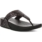 FitFlop Lulu multi-tonal glitter toe-post sandals