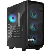 Fractal Design ATX Semi-tower Box Fractal Meshify 2 Compact Lite Black