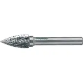 RUKO 116025 Freesstift Hardmetaal Spitsboog 6 mm Lengte 58 mm Schachtdiameter 6 mm
