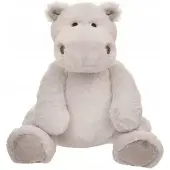 Beppe Grijze Hipcio Ivo, pluche knuffel, 28 cm
